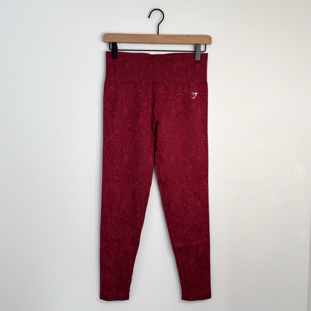 Gymshark Adapt Fleck Red Legging Size Large